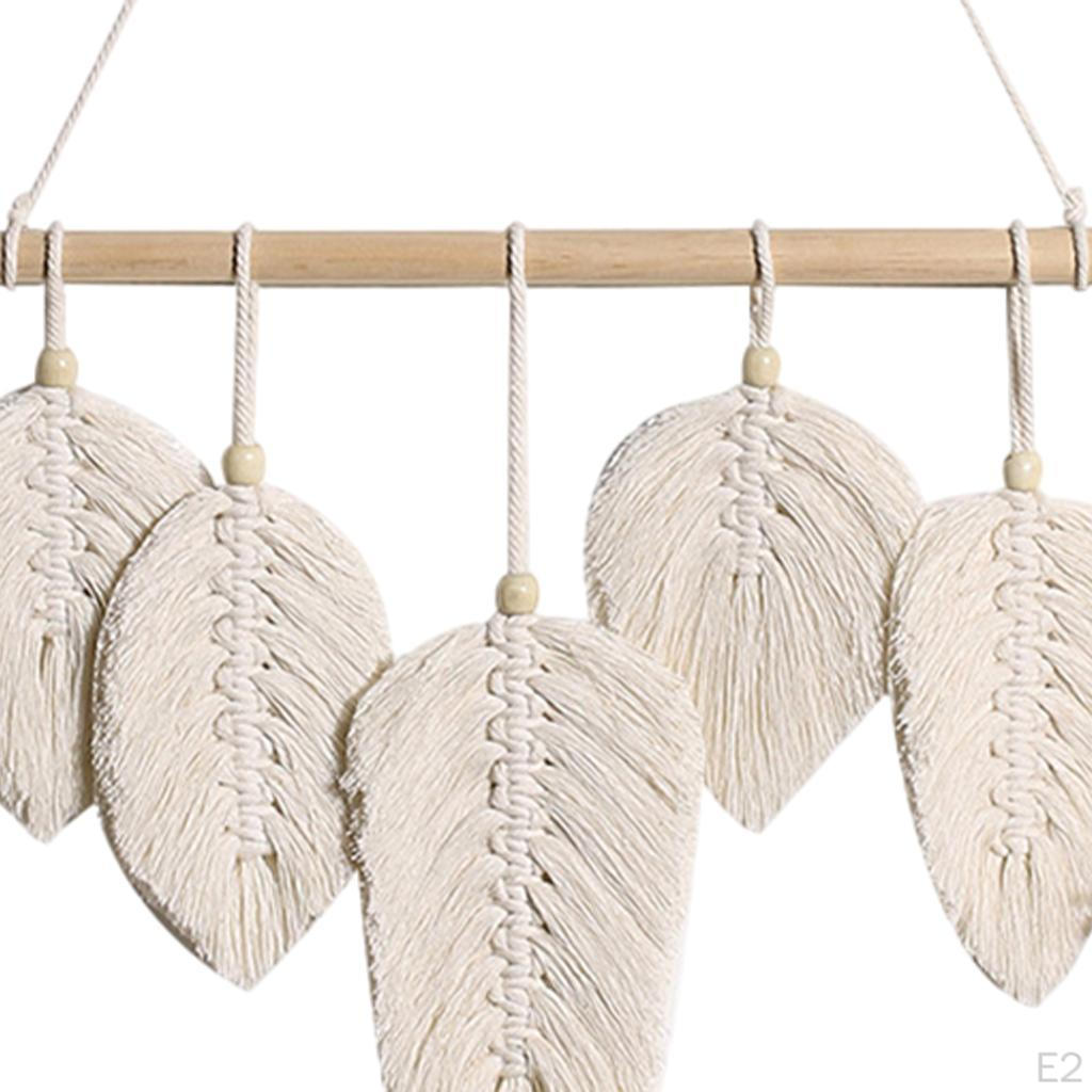 Boho Tapestry Handmade Knitting Tassels Macrame Wall Hanging Room Decor