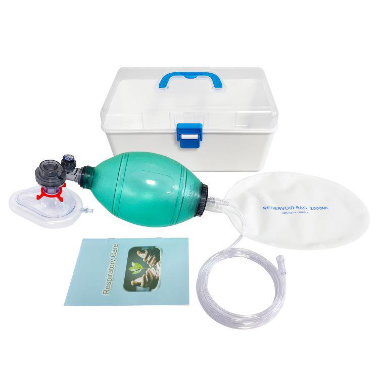 Grüner PVC Beatmungsbeutel