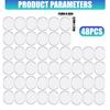48PCS Quiet Drum Pads Noise Reduction Silicone Mute Pads Suitable for Electronic and Acoustic Drums Practice Accessories