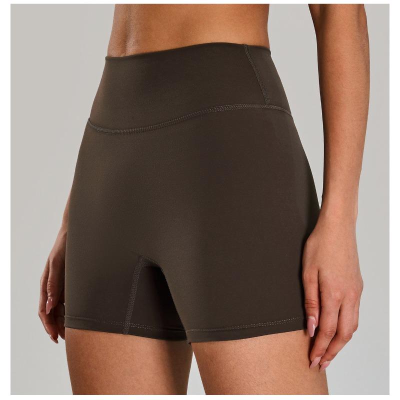 Summer Fashion New Style Nude Quick-drying Breathable High-waist Abdomen Fitness Sports Shorts