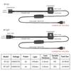 Winzige Modifizierbare Meerespark LED Clip-Lampe USB-betrieben 360-Grad-Drehung Plan Sicher für Fischbecken Dekoration Konzentration