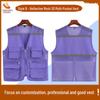 Custom Logo Emergency Management Safety Vest - Multi-Pocket Workwear for Photojournalists