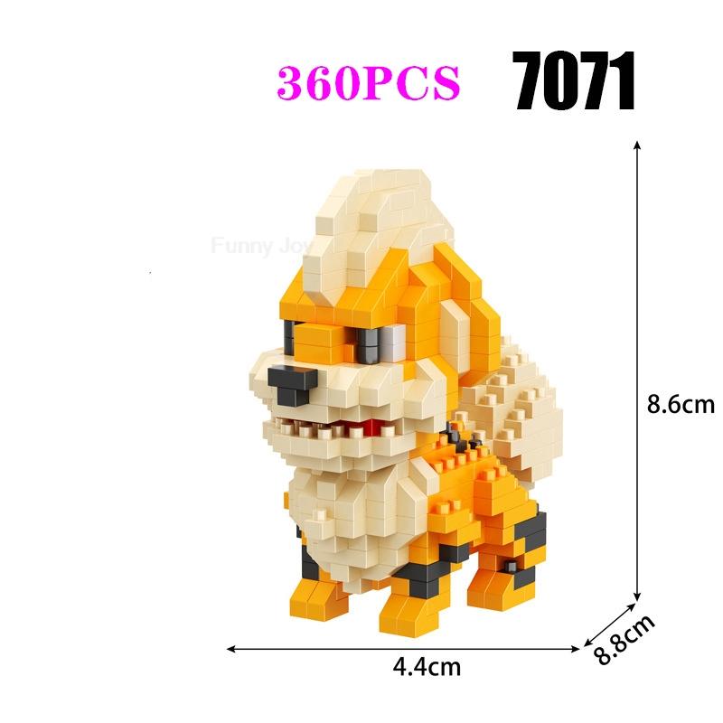 Funny Pokemon Building Blocks Assembly Anime Picachu Charizard Doll Blastoise Bulbasaur Gengar Pokémon Bricks Toy for Kid Gift