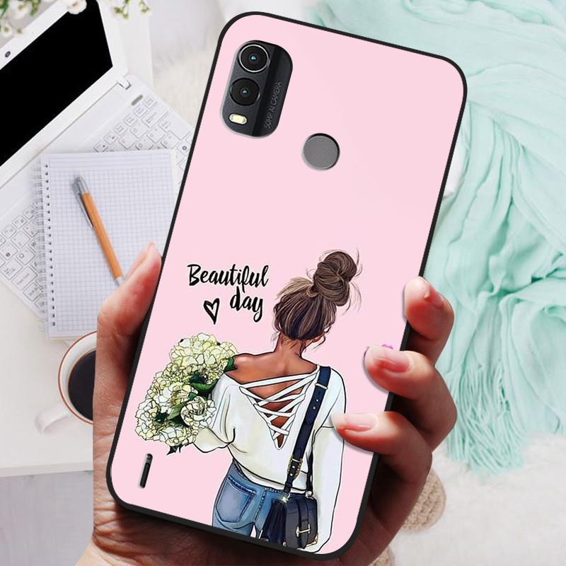 

Luxury Case For Nokia G11 Soft Silicone Phone Back Cover for Nokia G11 G21 C110 Cases NokiaG11 G 11 Fundas TA-1401 Coque Nokia C110