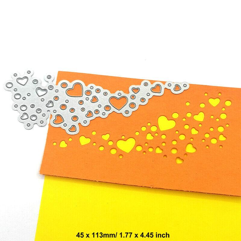 

Кружевные штампы, металлический трафарет, сделай сам, скрапбукинг, альбом, бумажная карта, тиснение, декор, ремесло, художественный край, волнистые линии No.1-Heart Stars