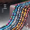 Multicolor Tiger Eye Beads for DIY Jewelry Making - Bracelets & Necklaces