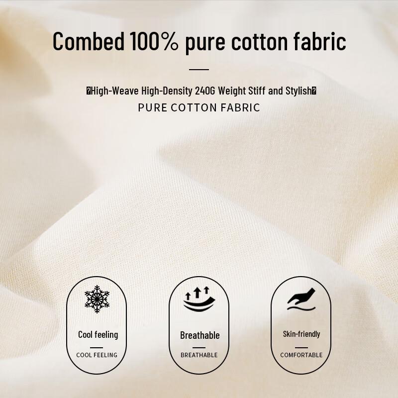 Jeanswest Damen 2026 Sommer Reines Baumwoll-Kurzarm-T-Shirt mit Fliegendem Blumen-Schmetterlings-Aufdruck