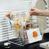 Desktop Storage Box, Transparent Cosmetics, Perfume, Skin Care Products, Water and Lotion, Dressing Table, Organizing, Layered Storage Rack