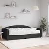 VidaXL Daybed with Mattress Black 100x200 Cm Fabric 3197177