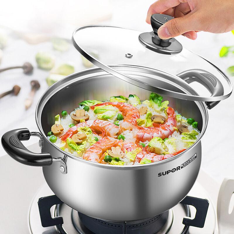 Supor 304 Stainless Steel Soup Pot 22CM