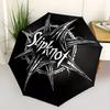 1pc Slipknot Band Automatic Folding Umbrella, Portable Collapsible Design, 8-Rib Iron Frame, , All-Season Casual Outdoor Accessory for Christmas Birth