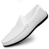 Herren Casual Leder Bohnenschuhe: Slip-On Fahrerschuhe mit weicher Sohle, Große Größe, Business-Stil