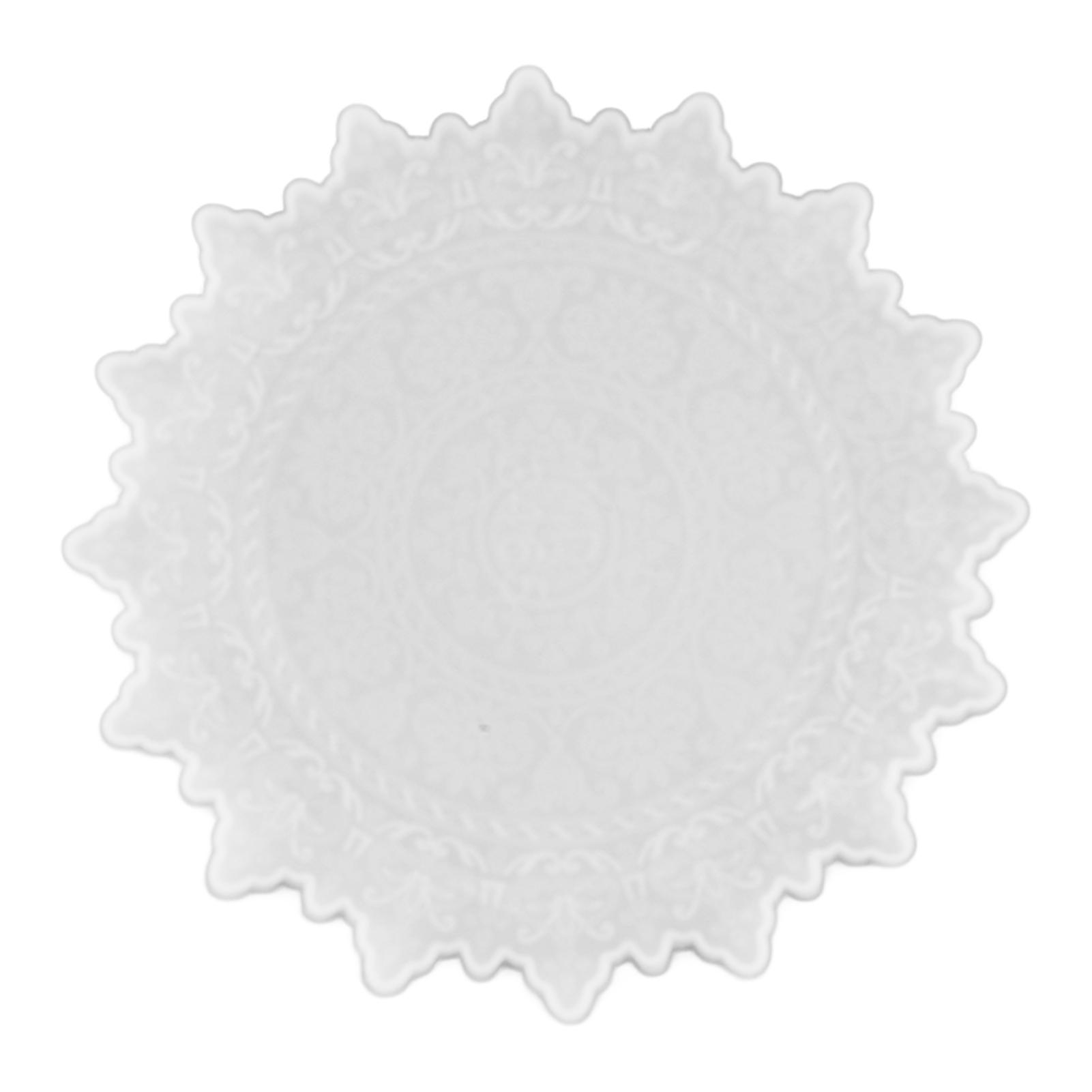 

Силиконовая форма для фруктового лотка, многоразовая, легко чистящаяся силиконовая форма для фруктовой тарелки для рукоделия MD3465 Mandala Pattern Fruit P