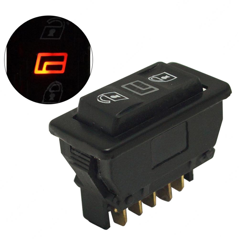 Car  Window  Regulator  Single  Switch 12V/24V 20A 5PIN Car Power Window Switch Illumination Indicator Red Light
