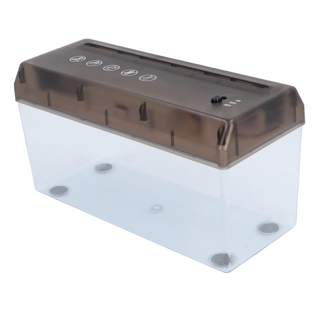 Strip Cut Paper Shredder USB Or Battery Powered Electric  Paper Cutting Machine for Office School