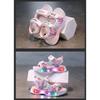 New summer girls princess sandals, kids hook & loop luminous beach shoes