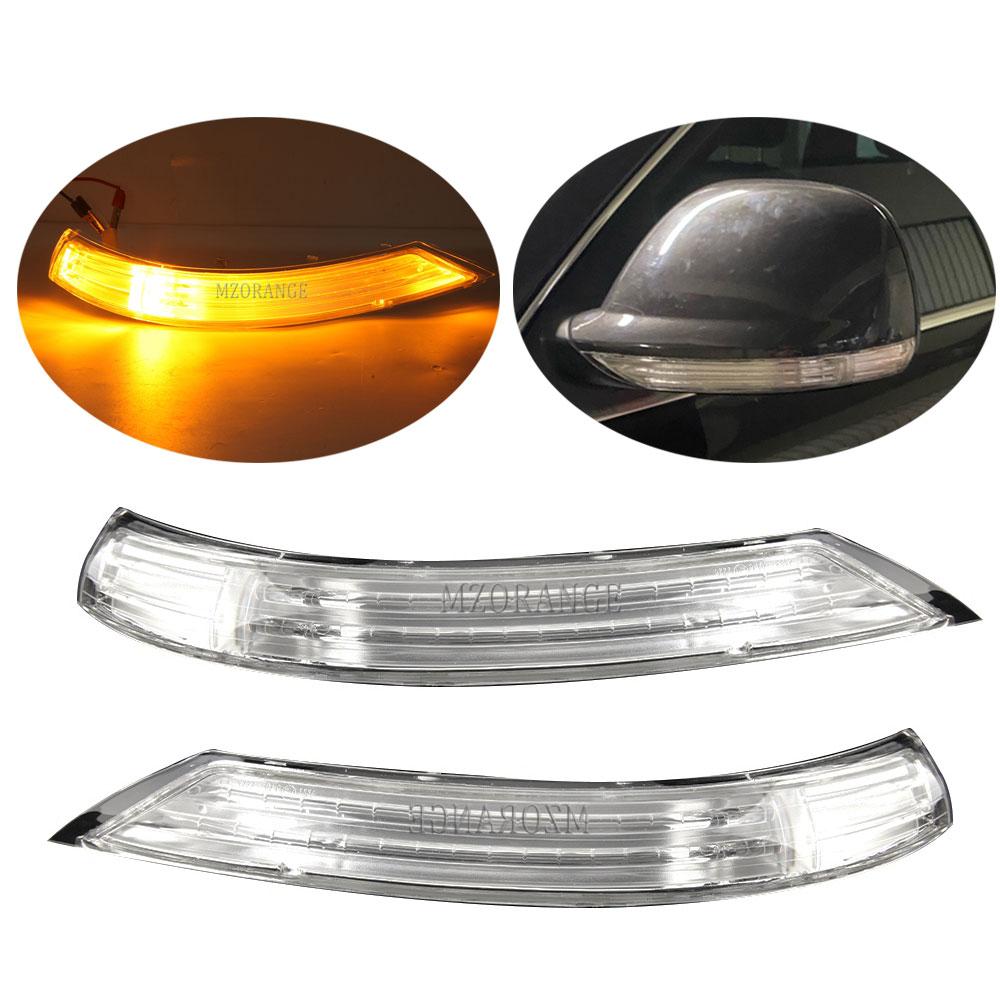 Side Mirror LED Turn Signal Light Indicator for VW Touareg 2007 2008-2011 Door Wing Rear View Mirror Lamp Repeater Turn