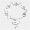 Women's Casual Metal Waist Chain with Round Decorations – Summer Belt Accessory
