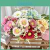 Künstliche Friedens-Chrysantheme Morifolium Heimdeko Tischblume für Hochzeits- und Eventdeko