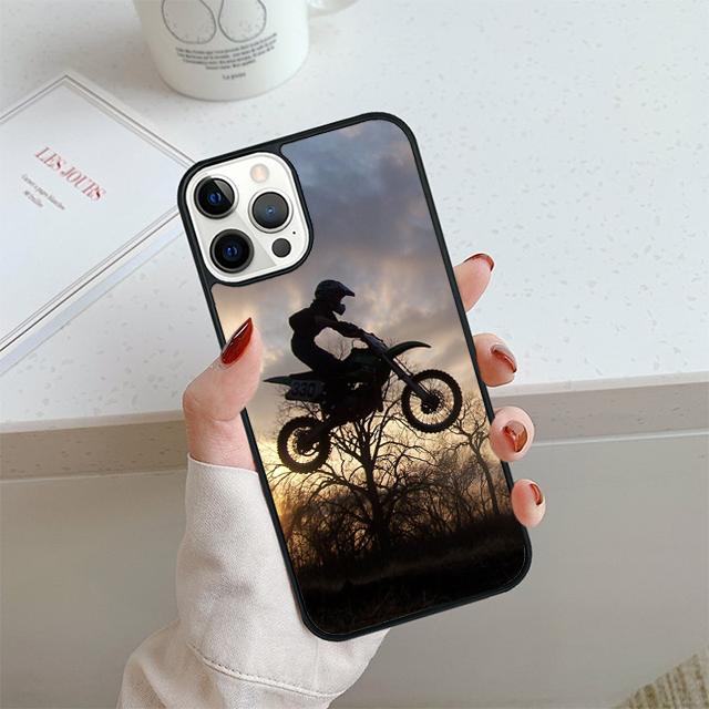 Freestyle Motocross Sport Phone Case For iPhone 17 Air 14 15 16 13 12 Cover For Apple Pro Max 6S Plus Coque