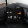 Honorary Proud GGermany Flag Black red yellow Cushion Cover Pillow Case Antidustmite Invisible zipper silky plush cushion