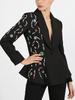 Eleganter Damen Slim-Fit Blazer - Frühjahrskollektion 2026 mit buntem Strass-Design