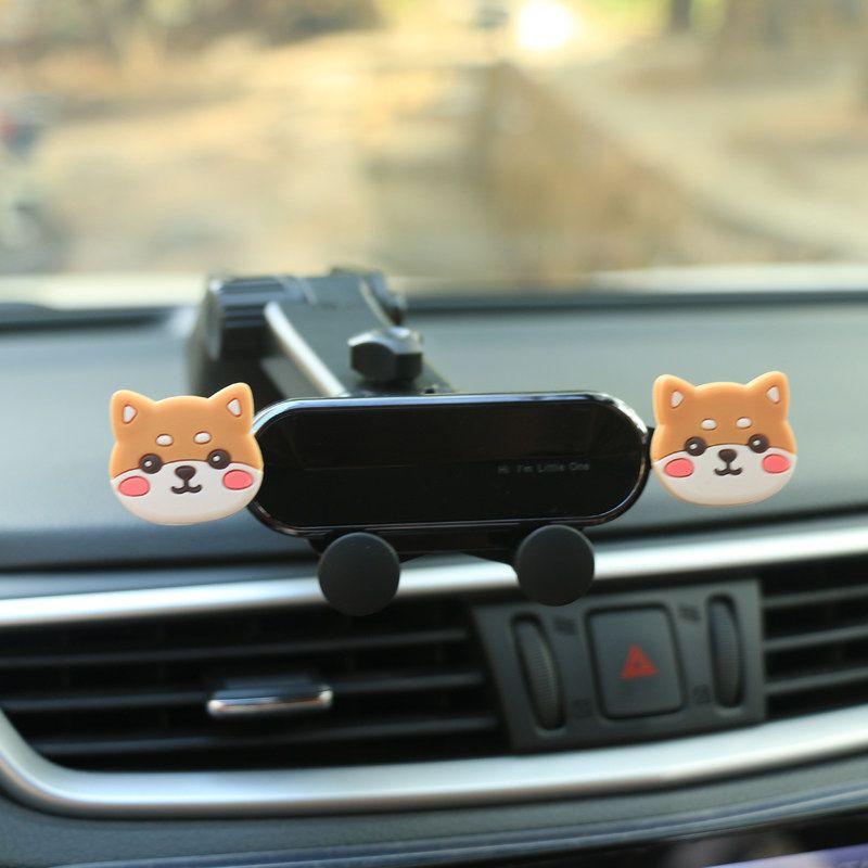 Car Phone Holder Cute Suction Cup Fixed Car Support Universal Car Car Interior Navigation Support