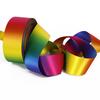 Okay Pastell 9mm bis 50mm Schimmerndes doppelseitiges Regenbogen-Satinband 100% Polyester Hohe Reißfestigkeit