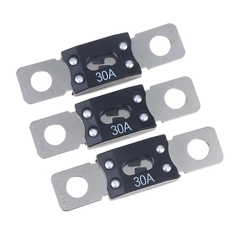 1/3 Stück Anm Mega Schraub-Sicherung 30A 40A 50A 60A 80A 100A 150A 200A 250A 300A Klingen-Sicherung für Auto Boot Audio Zubehör