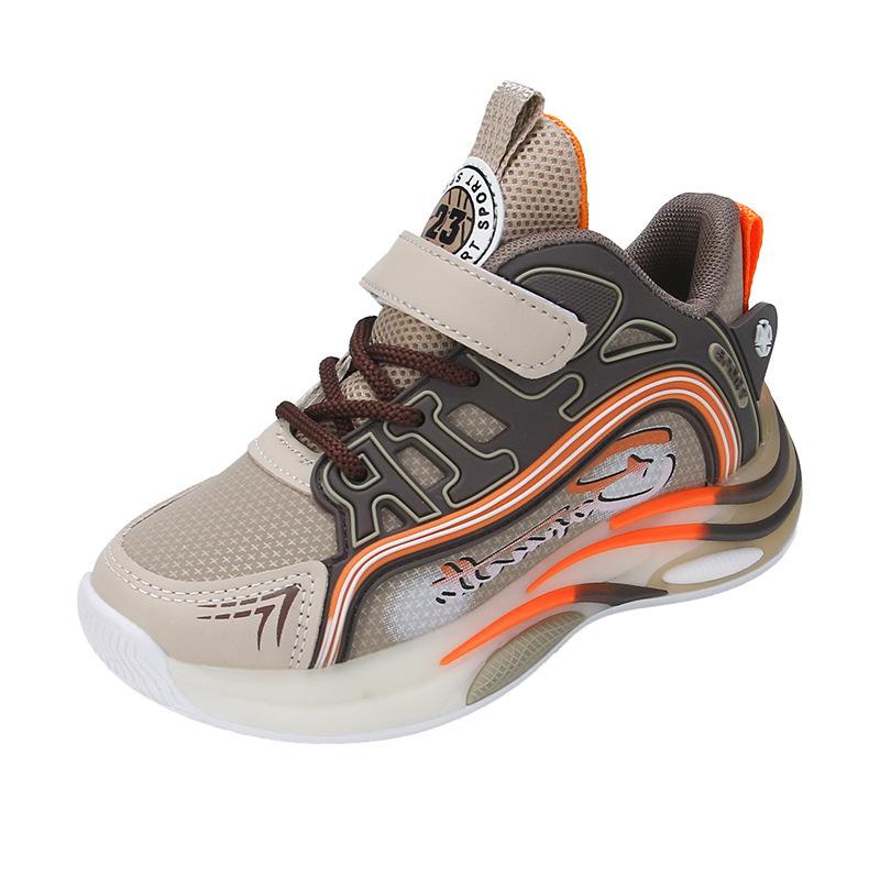 2026 Boys' Lightweight Non-Slip Basketball Shoes with Rotating Buckle