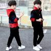 Autumn Winter Boys Tracksuit Toddler Clothes Velvet Jacket Zipper Hoodie Pant Children Kids