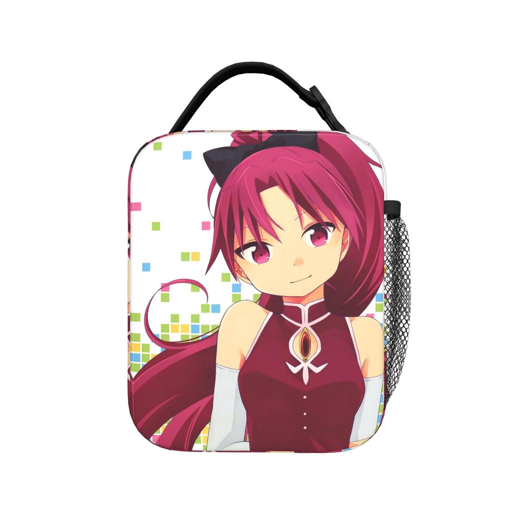 Puella Magi Madoka Magica Insulated Lunch Bag Portable Cute Anime  Reusable Cooler Bag Tote Lunch Box School  Outdoor Food Bag