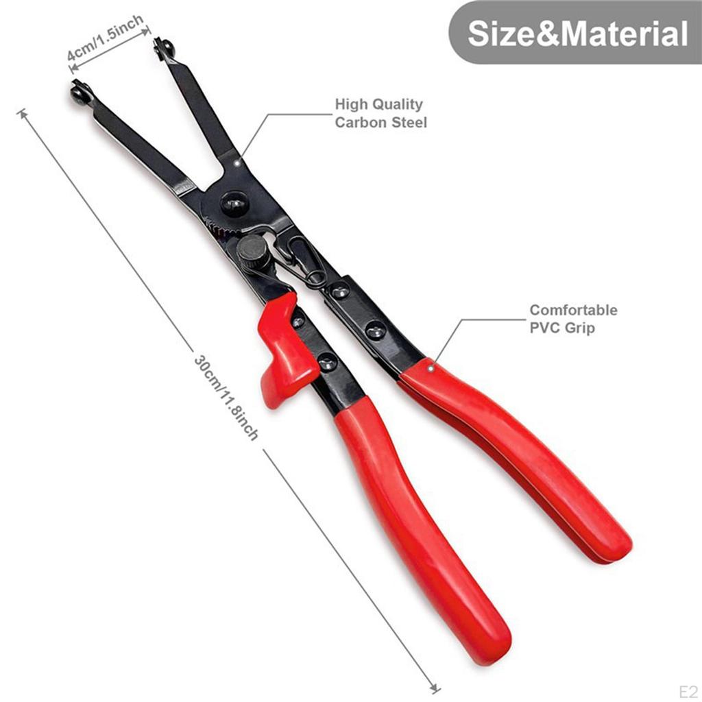 Exhaust Pipe Clamp Plier Maintenance Tool Professional, Portable, Heavy Duty Long Jaw Removal Tool,