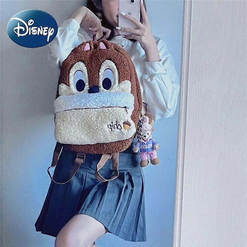 Disney Student Backpack for Girl Kids School Bag Kawaii Toddler Backpacks Cartoon Chip Designer Luxury Book Bags Free Shipping