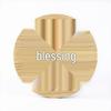Plum Orchid Bamboo Chrysanthemum Heat-Resistant Coasters and Insulated Table Mats