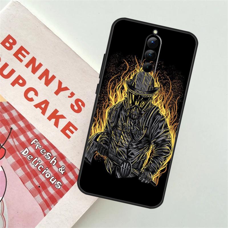 Cool Firefighter Heroes Fireman Case For ZTE Nubia Red Magic 8S 8 9 Pro Plus RedMagic 6 6S Pro 7 7S Pro 6R 5S 5G Soft Cover