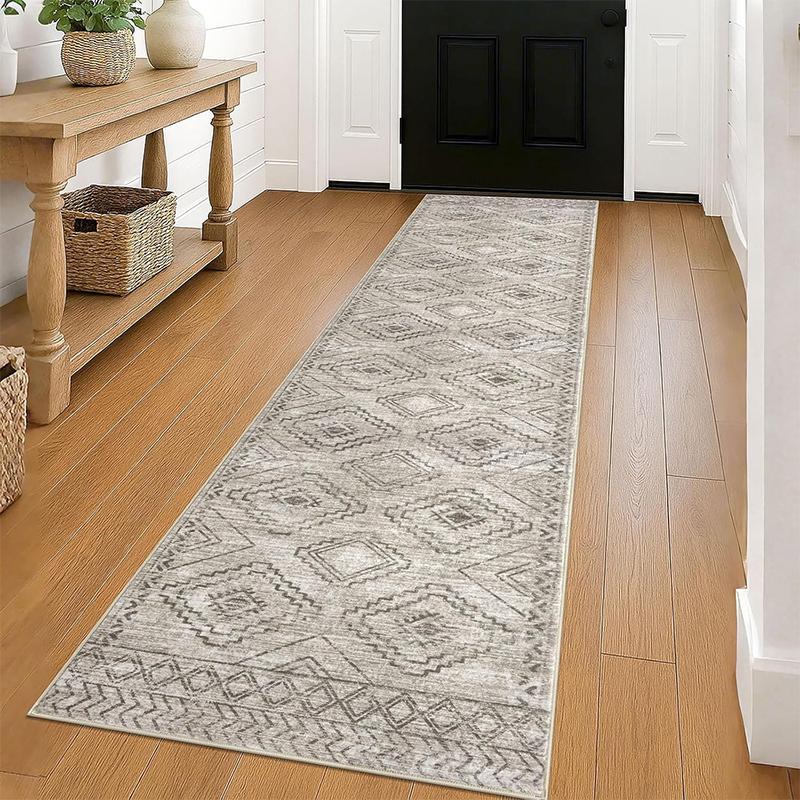 

Runner Rug for Hallway Carpet Non-slip Floor Mats Soft Machine Washable Carpets Geometric Bohemian Corridor Home Decor Rugs 50x180cm