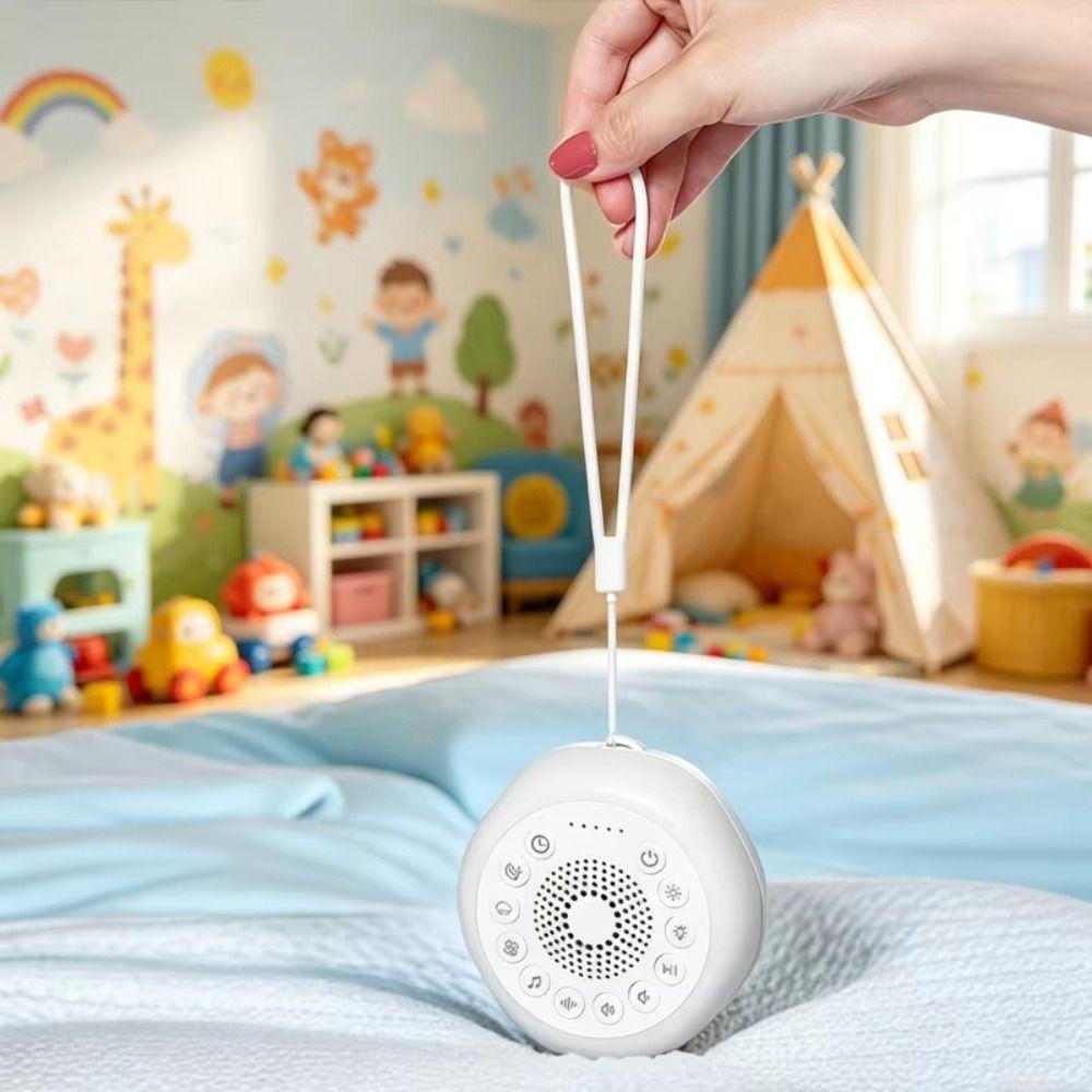 Rechargeable White Noise Machine Portable Sleep Sound Box Sleeping Aid Device Adult Sleep