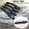 Carbon Fiber Door Handle Cover Catch Trim Car Set Stickers Accessories for Toyota Yaris Vitz XP90 2006 2007 2008 2009 2010 2011