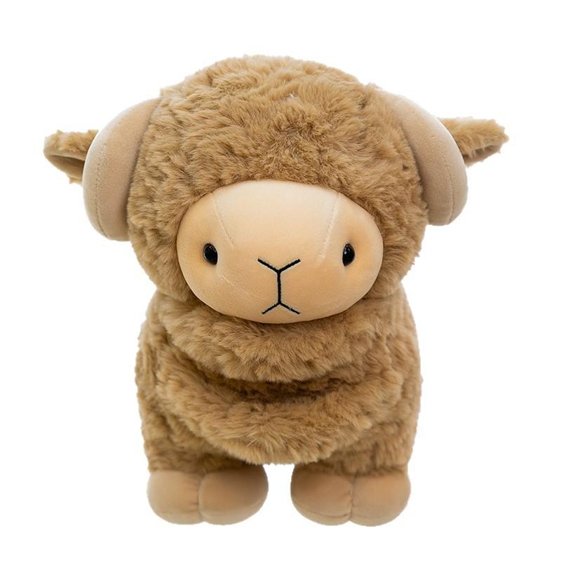 Sheep Plush Toy With Pp Cotton Filling For Travel Souvenirs And Collectible Decor