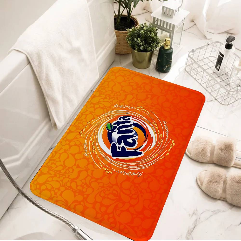 Lustige F Fanta Logo Fußmatte Waschbar Rutschfest Wohnzimmer Sofa Stühle Bereichsmatte Küchen Fußmatte Teppich
