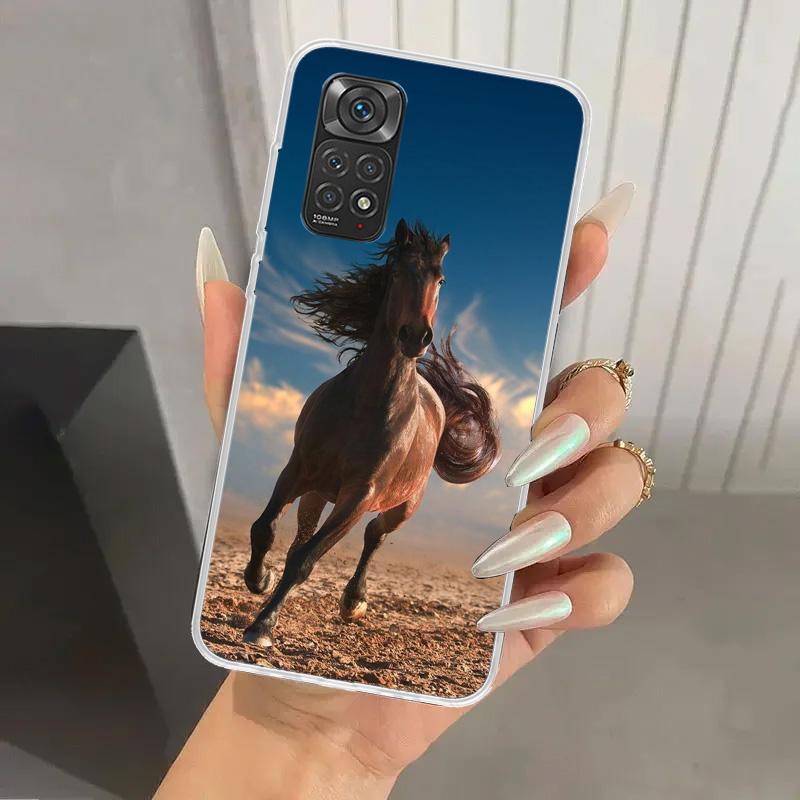 Horse Great Beauty Galloping Phone Case for Xiaomi Redmi Note 15 14 14S 13 12S 12 Pro 11S 11 Plus 11T 11E 10S Soft Funda Print S