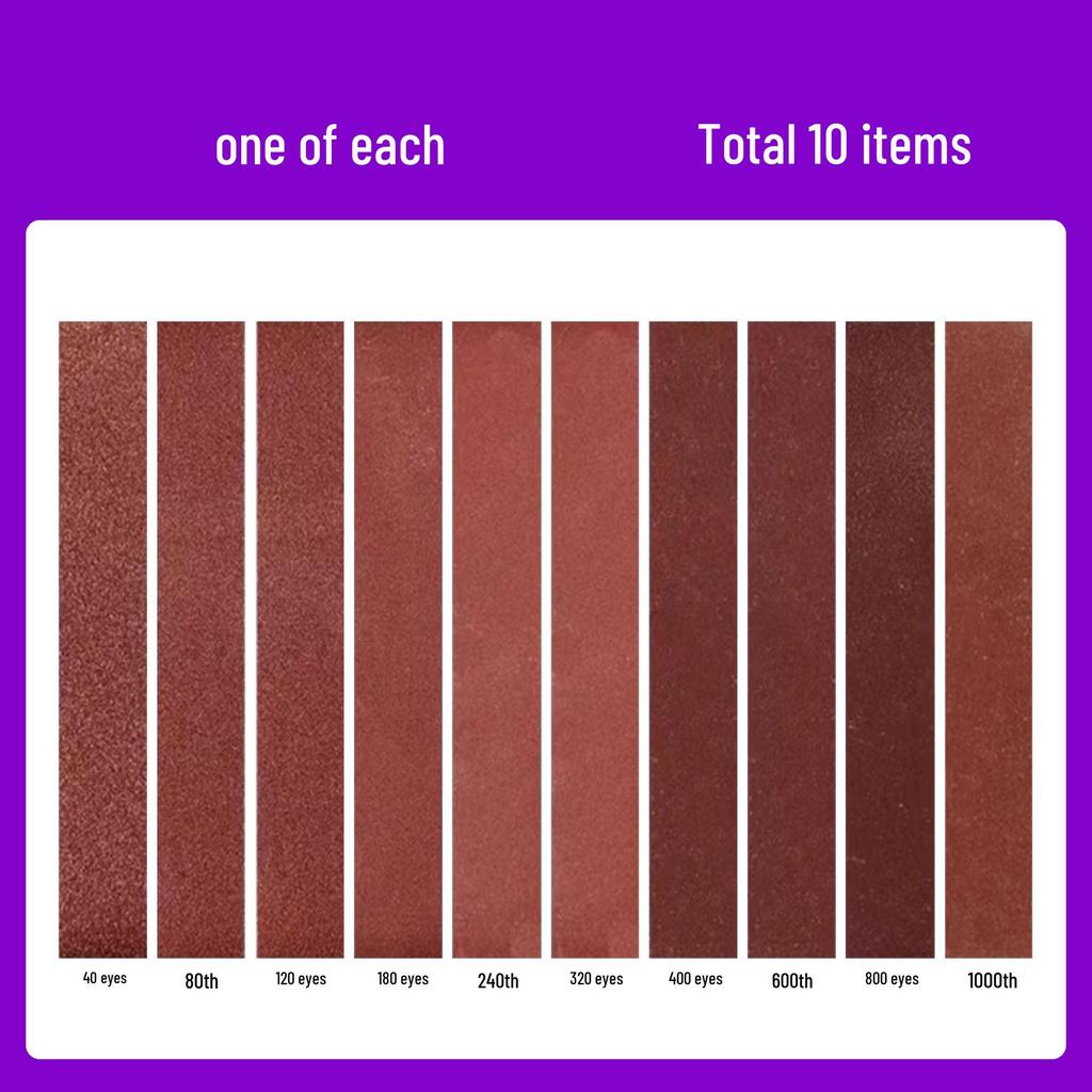 Multi-Size Sanding & Sharpening Belts for Knife Grinding and Polishing