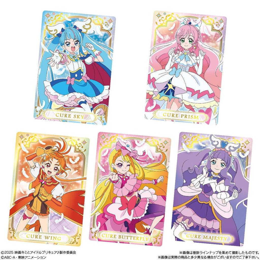 Bandai Idol PreCure Movie: Thank You for Waiting! A Sparkling Live Show for You! Sparkling Card Gummy 20-Piece Box Candy Toy