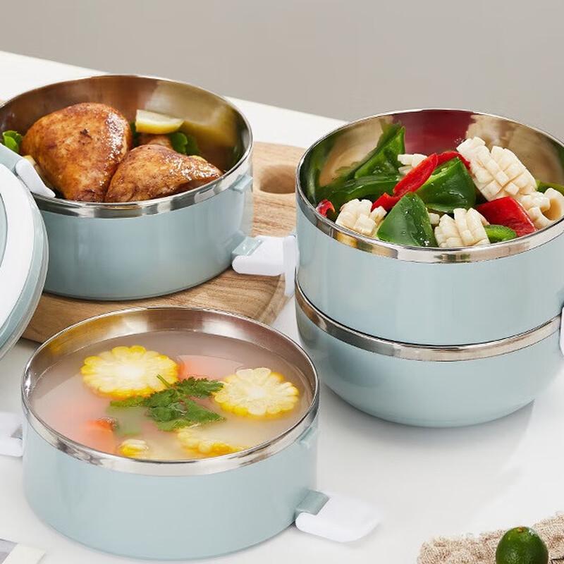 Ru Han Thickened 3-Layer Stainless Steel Insulated Lunch Box