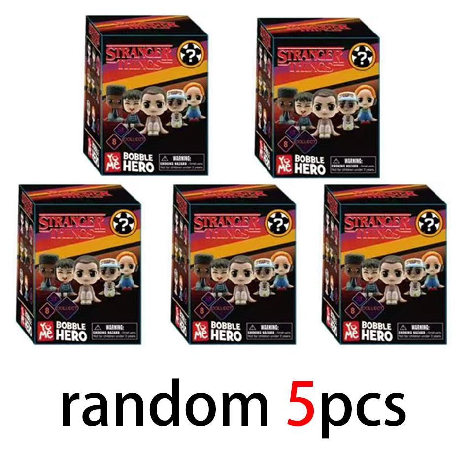 New 8 styles Stranger Keychain Eleven Dustin Barb steve Demogorgon Action  Figures Toys THINGS with box