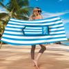 Racing Team Emblem Beach Towel, Quick-drying, Easy to Care for, Suitable for Both Fitness and Beach Vacations,Sports Essential