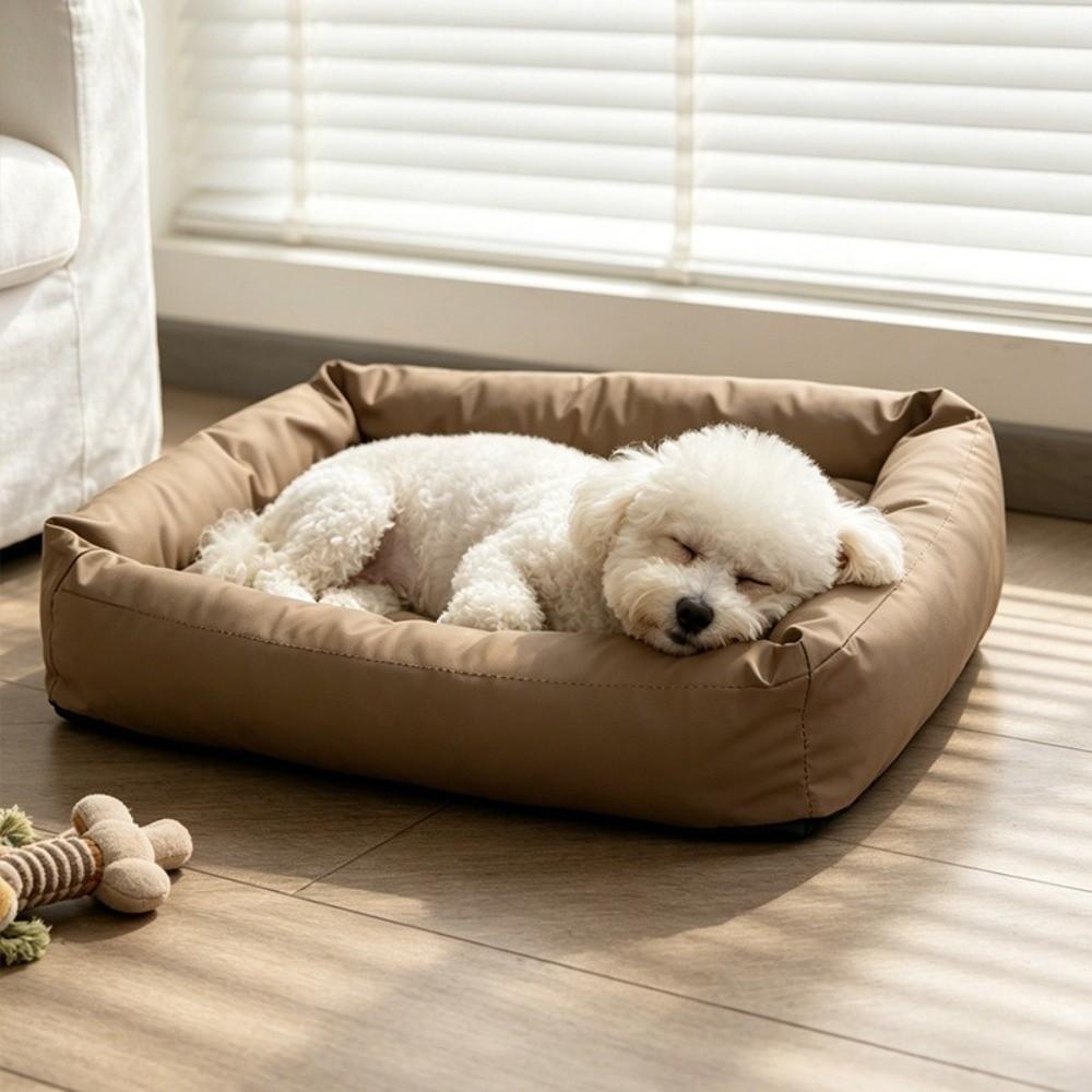 Zipper Style Dog Sleeping Mat Removable Pet Kennel Moisture Proof Cat Sofa Bed Indoor Use
