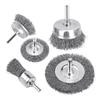 High Density Wire Brush Kit for Most Drills Efficient Metal Rusts & Dirt Removal Easy Handling In DIYer Maintenance Task