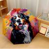 Berner Sennenhund Farbe Gedruckter Regenschirm winddichter faltbarer Regenschirm tragbarer Sonnen- und Regenschirm geeignet zum Verschenken
